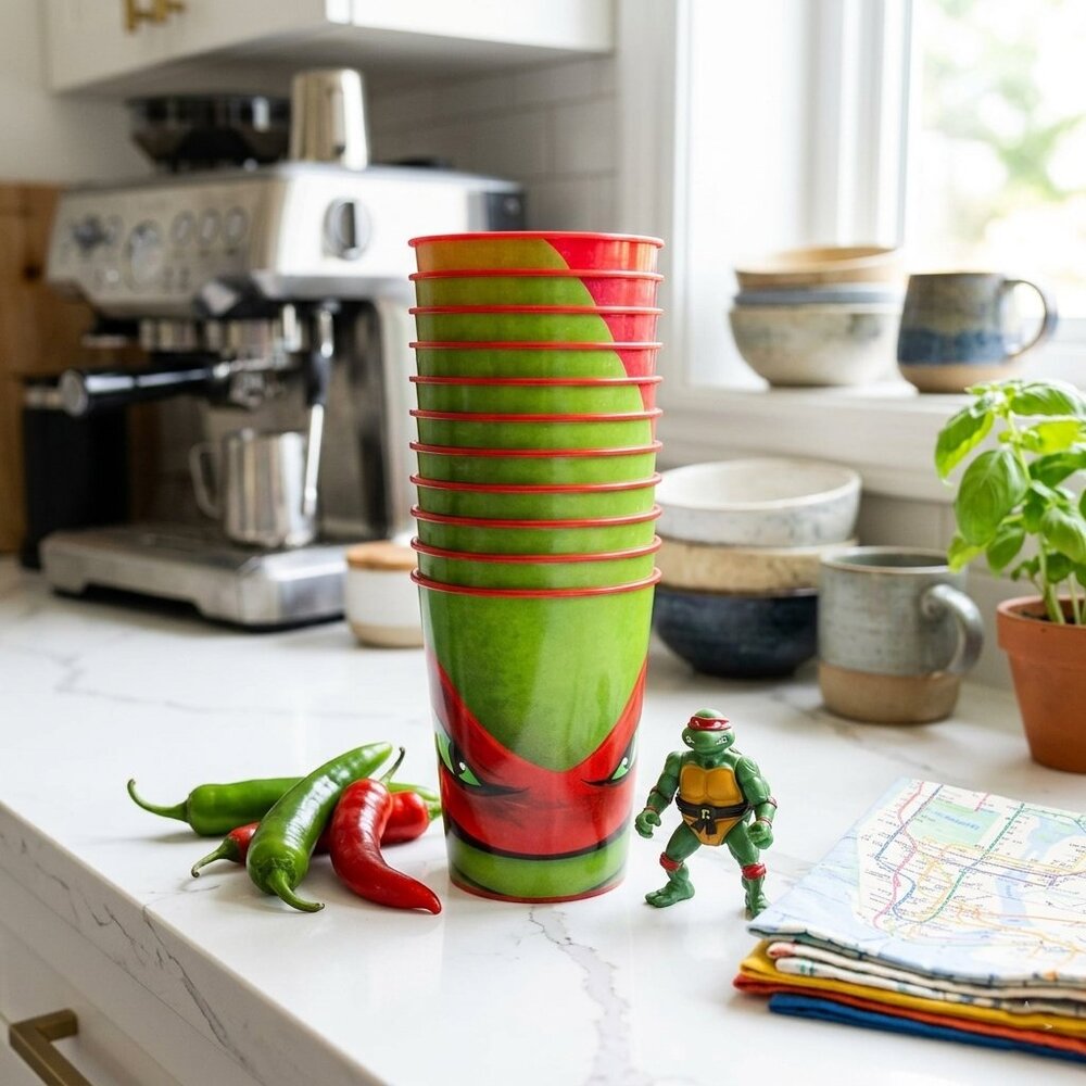 Teenage Mutant Ninja Turtles (TMNT) Reusable Party Cups